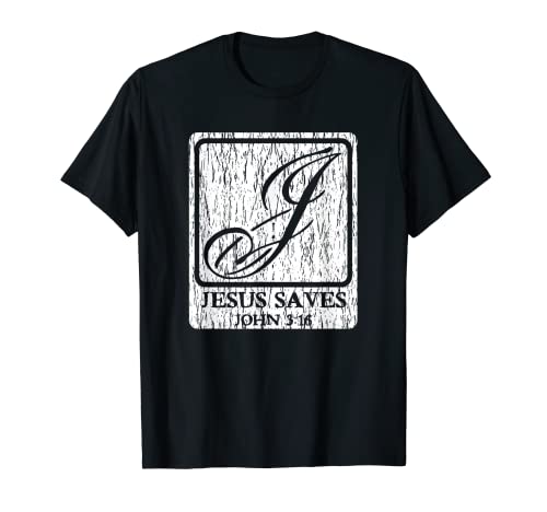 Diseño gráfico novedoso con tema religioso de Jesús de Juan 3:16 Camiseta