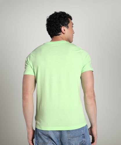 Image of Puma Men Cotton Solid Regular Fit Tees