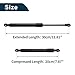 TUCKBOLD Lift Supports Struts for Jaguar X-Type Sedan 2002-2008 No.1X43F406A10AB Rear Hatch Gas Spring Black 2Pcs