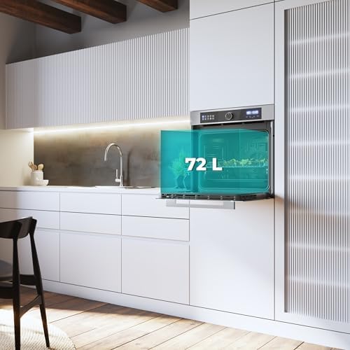 Bild 4 - Cecotec Einbaubackofen Multifunktion 60cm Bolero Hexa AF316000 Inox A 3400W, 72L Kapazität, 11 Funktionen mit Airfryer Master, Pizza Master, Steam Asisst, Steam EasyClean, 3D Cooking, Defrost.