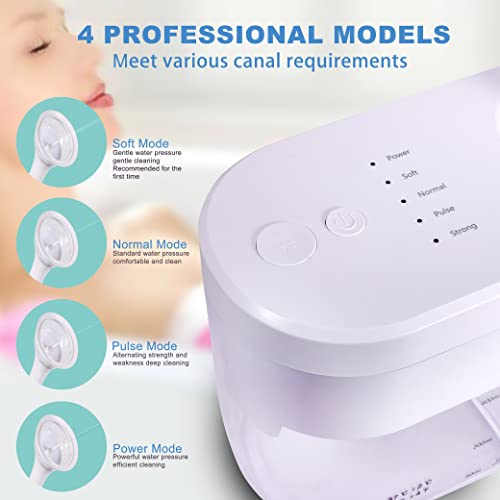 Electric Ear Wax Removal Kit,Ear Wax Removal Tool,Safe And Effective Ear Irrigation Flushing System Reusable Ear, Ear Cleaning Kit With 4 Pressure Modes, 5 Ear Tips #TOP4