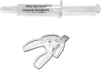 Teeth Whitening Gel Syringe Dispensers 44% Carbamide Peroxide, Tooth Bleaching Gel Multiple Quantities Available and Size Available 3 ml, 1