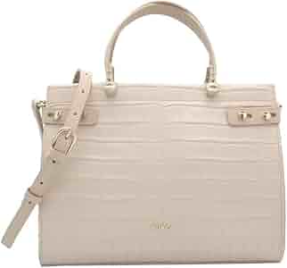 Amazon | [フルラ] LADY M トートバッグ M クロコダイル型押しカーフ