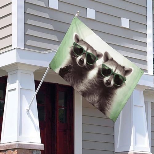 Drapeau de cour double face résistant pour décoration de printemps