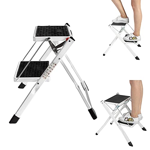 Scala telescopica allungabile in alluminio pieghevole 2,6 m/3,2 m/3,8 m/5 m