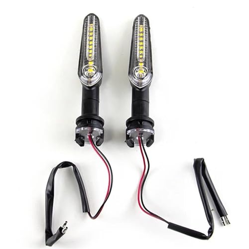 SQNYDH Moto Indicadores Luz Direccional Trasera LED Para Motocicleta Para YAMAHA YZF R6 R1 R1M R1S YZFR6 YZFR1 YZFR1M YZFR1S T-MAX 530 T-MAX530 2015-2023 Intermitentes Luz De Señal De Giro