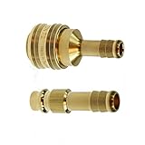 Druckluft Set - Druckluftdose + Druckluftstecker NW 7,2 Messing - Größe 10mm