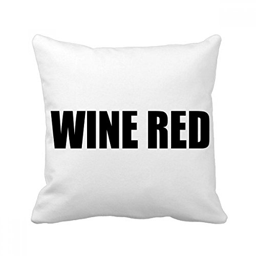 Coussin Vin Rouge et Noir de Qualité Oreiller Décoratif Carré 40 x 40cm - 2