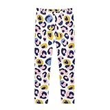 tplaotee Naughty Ocean Leopard Colorful Big Girls Shorts Basic Cotton Basketball Shorts Summer Clothes for Dance Party