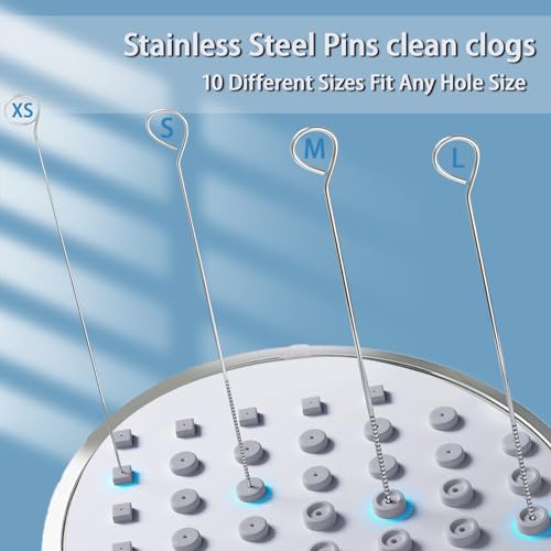 Escova de limpeza de cabeça de chuveiro para orifício pequeno, ferramenta multifuncional de limpeza