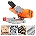 Benchtop Cut-Off Saw Miniature Compound-Cutting, Hobby Crafts Mini Cuts Wood Metal Home Tools, Max 45° Adjustable Small Electric Table Saw, 110V 60 Hz 7800R/Min