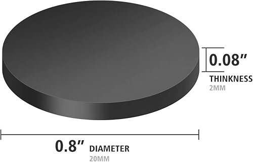 Miniatura 3 de 120 puntos magnéticos, imanes redondos para pizarra blanca, enseñanza, manualidades, fotos, listas de tareas pendientes, potentes imanes circulares