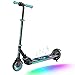 FanttikRide C9 Apex Patinete Electrico para Niños de 1,2m a 1,6m, Altavoz Bluetooth, Luces Arcoíris, 8/13/16 km/h, Alcance de 8 km, Altura Ajustable, Plegable, para Niños hasta 60 kg, Azul