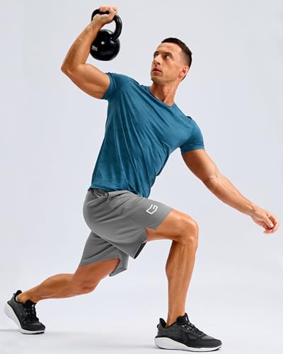 Image of G Gradual Men's Athletic Workout Shorts with Pockets 5 inch /7 inch /9 inch Lightweight Quick Dry Gym Basketball Running Shorts for Men