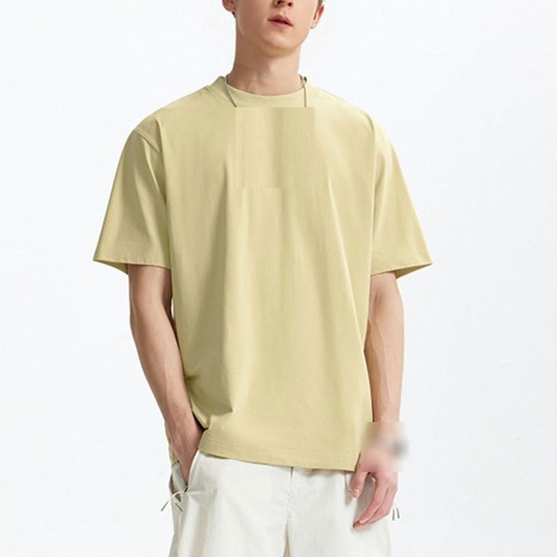 Outdoor Sports Quick Drying Short Sleeves Thin Polyester Round Neck T-Shirt Breathable Comfortable Pullover Vest