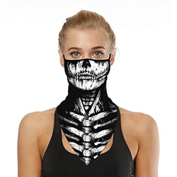 skeleton fishing mask