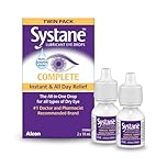 Systane Complete Lubricant Eye Drops for dry eyes, All-In-One Drops For All Types Of Dry Eye, Multi-Symptom Dry Eye Relief, Dry Eye Relief from Extended Screen Time - 2 x 10mL
