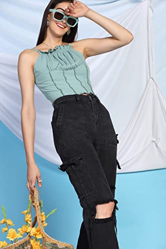 Image of GRECIILOOKS Women's Regular Fit Tops | Tops for Women | Tops for Jeans for Women | Korean Tops for Women | One Piece Dress for Women | Western Tops for Women Stylish