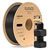 ELEGOO Filamento ABS 1,75 mm per Stampante 3D, Elevata Tenacità e Resistenza agli Urti, Resistente al Calore e all’Acqua, Qualità Industriale per Stampanti FDM, Bobina da 1 kg, Nero