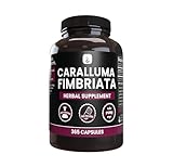 PURE ORIGINAL INGREDIENTS Caralluma Fimbriata (365 Capsules) No Magnesium Or Rice Fillers, Always Pure, Lab Verified
