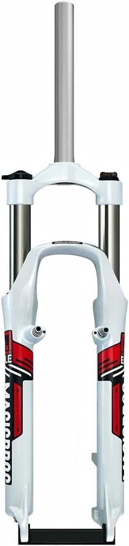 CuNtoHHH 26 Inch Mountain Bike Suspension Fork 1-1/8" Straight Steerer Threadless Front Fork V Disc Brake 26'' Spring Fork Travel 110mm QR 9mm Manual Lockout Bike Mechanical Forks