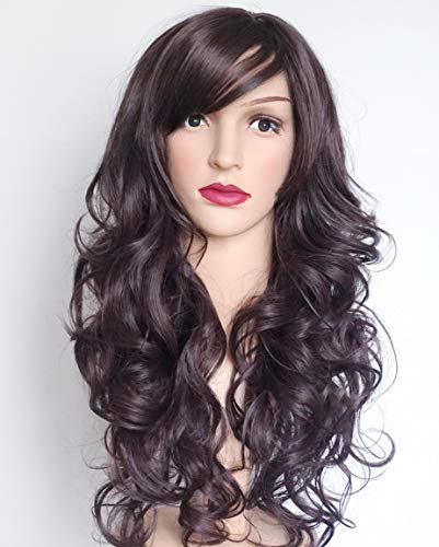 Wigbuy B0020180202CW Long Dark Brown Hair Wigs Pirate Wig Costume Wigs thumb #2