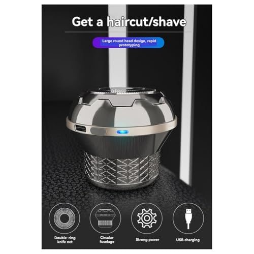 Rasoir électrique rechargeable USB avec kits clipper cheveux étanches