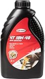 Lubrificante Semisintetico 10W40 per Moto a 4 Tempi 1L – Olio Alta Protezione per Motori 4T – Riduce Usura, Migliora la Lubrificazione e Garantisce Prestazioni Costanti su Strada e Fuoristrada