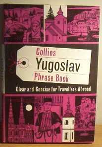 Hardcover Collins Yugoslav Phrase Book