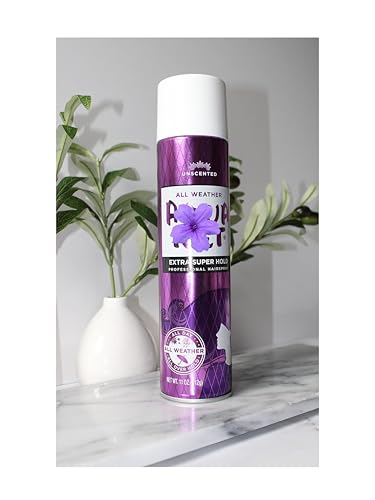 LiteZout Extra Super Hold Professional Hair Spray Unscented 11 oz (4 Pack)