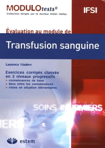 livre Transfusion sanguine modulotests