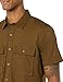 Goodthreads Men's Standard-Fit Short-Sleeve Two-Pocket Utility Shirt Shirt, Deep Olive, Small