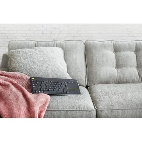 Logitech K400 Plus Kabellose Touch-TV-Tastatur mit integriertem Touchpad – Ansicht 4