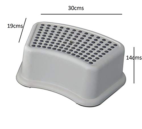 GRAZIA Multipurpose Strong Sandy Stool, Plastic & Steel Standard Size 28 * 28 CM