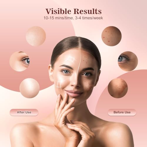 Image of INTEO Red Light Therapy Mask for Face, 850nm NIR Glow Time LED Face Mask