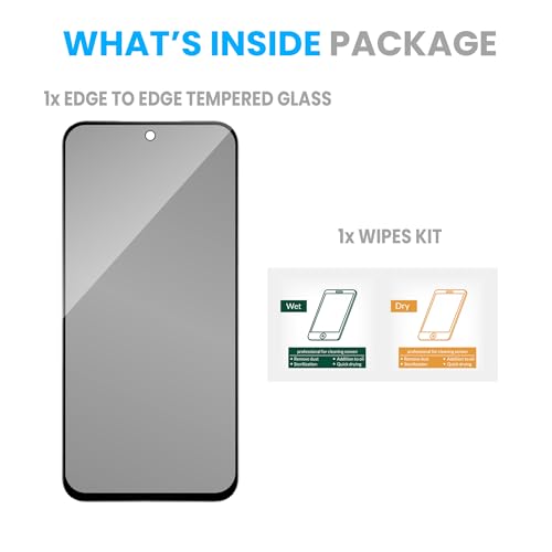 Image of FIRST MART Privacy Tempered Glass for Redmi 15 & Poco M7 Plus | Anti-Spy Screen Protector, Edge-to-Edge 9H Scratch Protection, Case-Friendly, Bubble-Free | Pack of 1