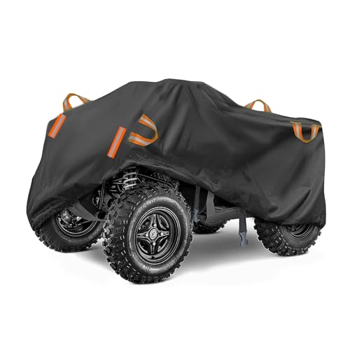 JZAHYUK Capa para quadriciclo com fivela impermeável, resistente à prova de vento, capa de 4 rodas p