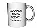 Funny Quote Coffee Mug Cup. I Cannot Brain Today... I Has The Dumb. Funny Gift, Fun Mugs, Gag Gifts.