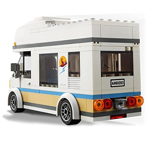 City Camper delle Vacanze, Modellino da Costruire di Roulotte Giocattolo con Minifigure e Accessori, Giochi per Bambini e Bambine da 5 Anni in su, Idee Regalo di Compleanno 60283 - Lego - Immagine 3
