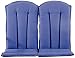 Produktbild Ambientehome Auflage für Hochlehner, Stuhlkissen Stranda, 2-er Set, blau