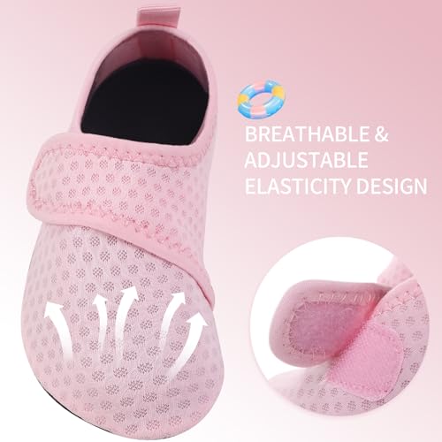 Image of Kids Boys Girls Toddler Water Shoes,Kids Swim Shoes Non Slip Quick Dry Beach Shoes,Barefoot Sports Aqua Socks Fast Dry for Beach Sports Outdoor