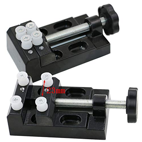 CAIDU Vises Universal Mini Walnut Vise Clamp Table Bench Vice For Jewelry Nuclear Clip On DIY Carving Tool