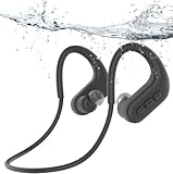 SANOTO Cuffie Subacquee per Piscina,In Ear Cuffie Conduzione Ossea Bluetooth 5.4, IPX8 Waterproof Auricolari Nuoto, 8G Mp3 Subacquee per Nuoto, Auricolari Sport for Swim, Running and Surfing