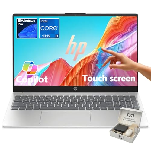 HP 15.6�C���` �^�b�`�X�N���[���m�[�g�p�\�R�� Intel 13th Core i3-1315U (�ő�4.5GHz) �C���e�� UHD �O���t�B�b�N�X �A���`�O���A Windows 11 Pro AI Copilot �r�W�l�X&�w������ �A�N�Z�T��