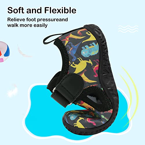 Besroad Toddler Soft Shoes Girls Boys Sneakers Athletic Breathable Walking Shoes Dinosaur 5.5-6 Toddler #TOP3