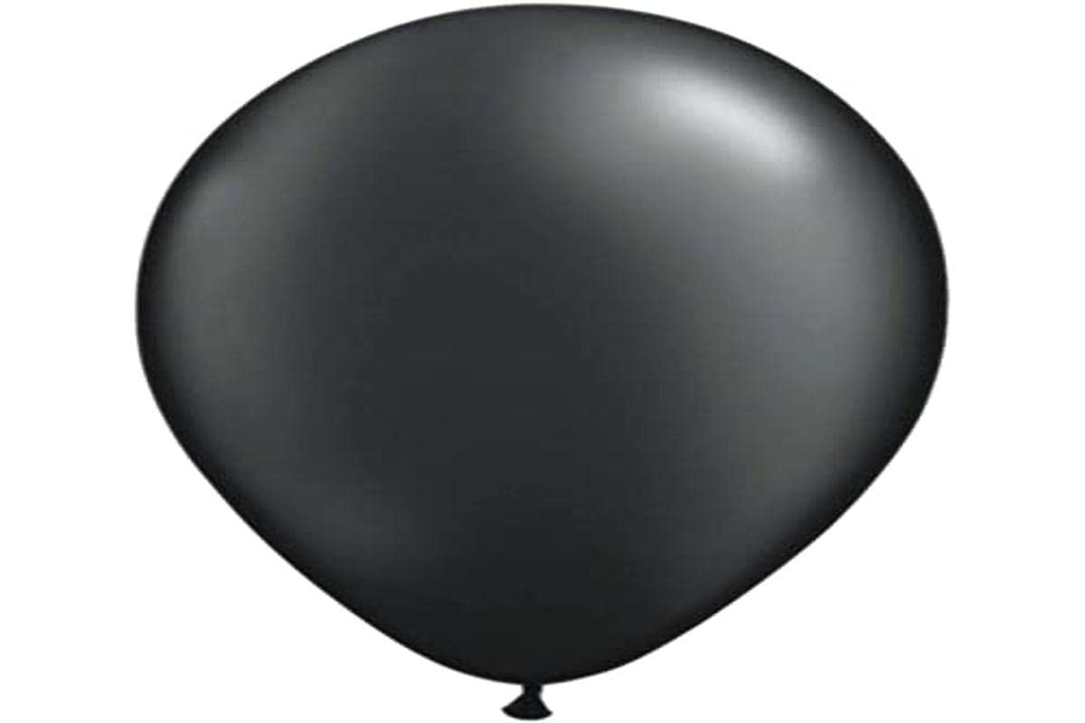 Folat - Metallic Balloons For Party Decoration - Black - 12In / 30cm - 50 pieces, 50er Pack