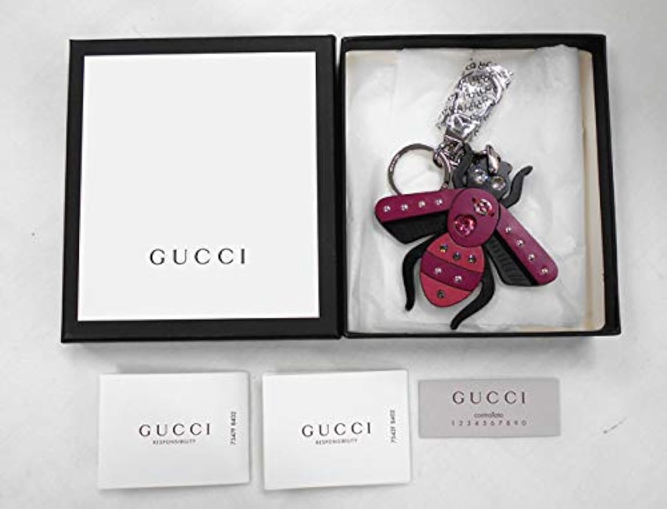 Amazon.co.jp: [グッチ] CHARM APE2 C.MERIDA ビー(ハチ)チャーム