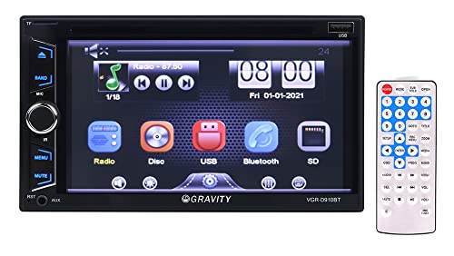 Gravity D910BT Radio Para Auto Double Din 6.2" Pantalla miniatura 2