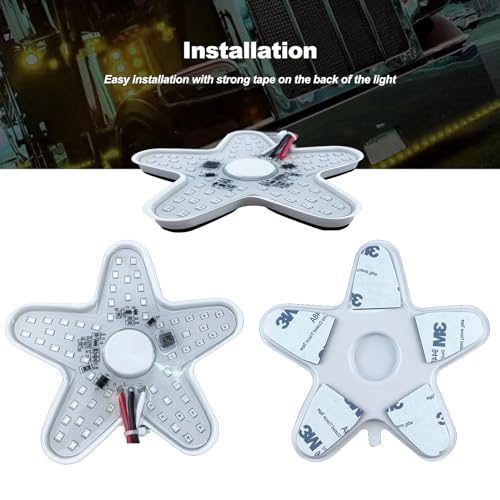 Lámpara LED para limpiador de aire Peterbilt amarilla miniatura 4