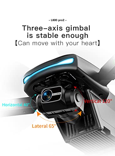 L800 PRO 2 GPS RC Dron 4k Profesional 5G WiFi 360 Desvio de Obstáculos Gimbal 3-Axis Anti-Shake Foto